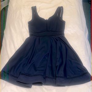 Annabella Navy Blue Cocktail Dress A Line Size S